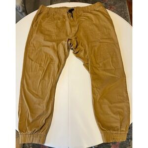 Southpole Flex The Movement Men Khaki Jogger Pants 6XB Elastic Waist Drawstring